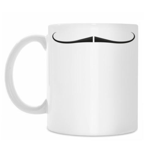 Кружка с принтом Усы