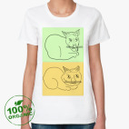 Женская футболка органик