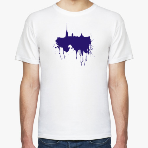 Футболка с принтом Saint Petersburg