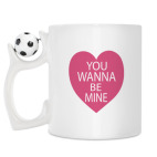 Кружка с футбольным мячиком