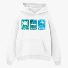 Толстовка худи оверсайз