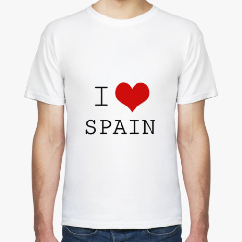 Футболка I love Spain