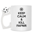 Кружка с футбольным мячиком