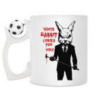 Кружка с футбольным мячиком