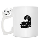 Кружка с футбольным мячиком