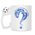 Кружка с футбольным мячиком