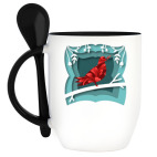 Кружка с ложкой