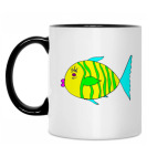 Кружка двухцветная