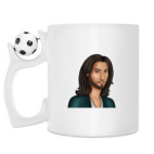 Кружка с футбольным мячиком