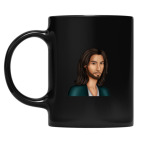 Кружка цветная UV-DTF