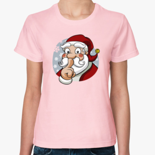 Женская футболка Funny Santa
