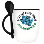 Кружка с ложкой