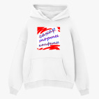 Толстовка худи оверсайз