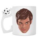 Кружка с футбольным мячиком