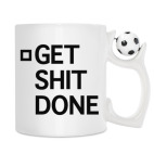 Кружка с футбольным мячиком