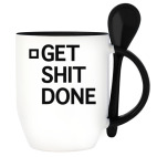 Кружка с ложкой