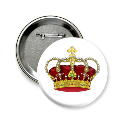 Значок 58мм 'King'
