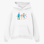 Толстовка худи оверсайз