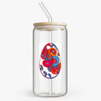 Банка с бамбуковой крышкой