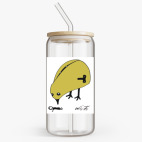 Банка с бамбуковой крышкой