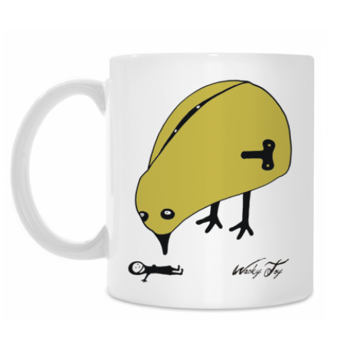 Кружка с принтом Заводной цыпленок