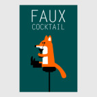 Постер 30 х 45 см Faux Cocktail