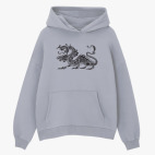 Толстовка худи оверсайз