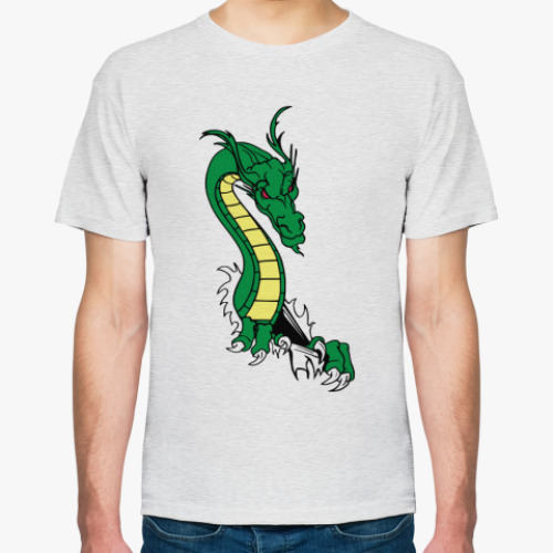 Футболка с принтом Дракон