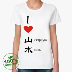 Женская футболка органик