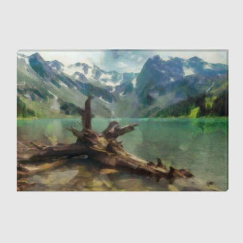 Холст с принтом Верхнее Мультинское озеро