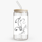 Банка с бамбуковой крышкой