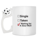 Кружка с футбольным мячиком