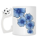 Кружка с футбольным мячиком