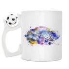 Кружка с футбольным мячиком