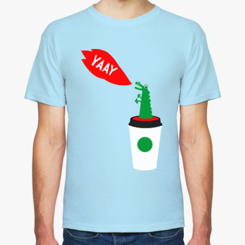 Футболка с принтом Динозаврик YAAY