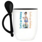 Кружка с ложкой