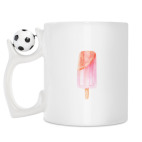 Кружка с футбольным мячиком