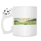 Кружка с футбольным мячиком