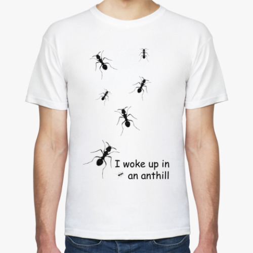 Футболка с принтом Муравьи