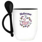 Кружка с ложкой