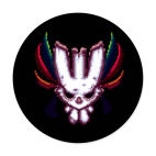 Виниловая наклейка, круг (9,5 х 9,5 см) Вуду