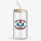 Банка с бамбуковой крышкой