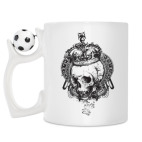 Кружка с футбольным мячиком