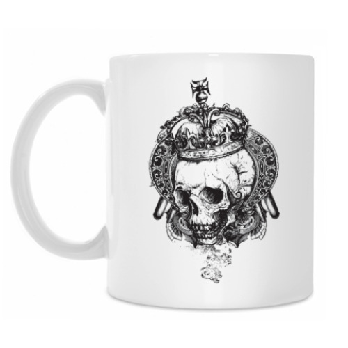 Кружка с принтом Череп