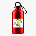 Металлическая бутылка 400 мл UV-DTF