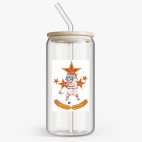 Банка с бамбуковой крышкой