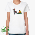 Женская футболка органик