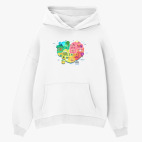 Толстовка худи оверсайз