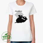 Женская футболка органик