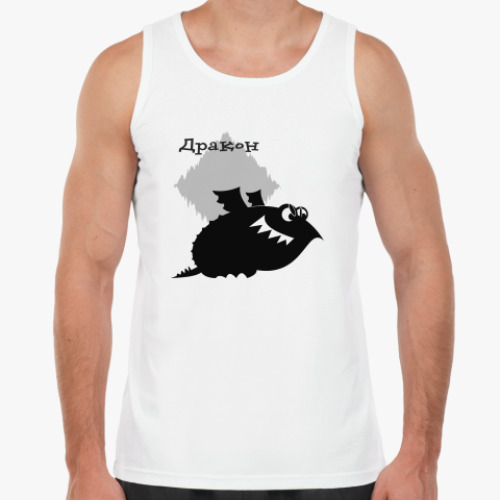 Майка с принтом Дракон